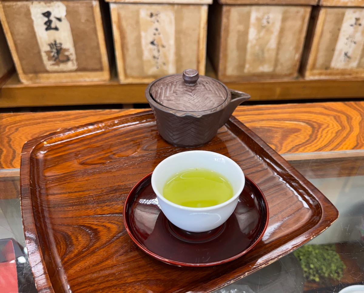 Sayamakaori Sencha ( Sencha is the most commonly consumed Japanese green tea)